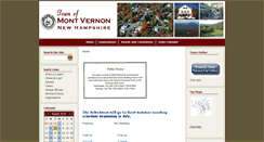 Desktop Screenshot of montvernonnh.us