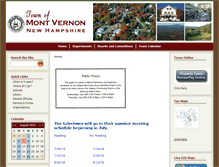 Tablet Screenshot of montvernonnh.us